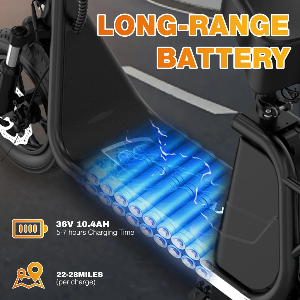 Electric Scooter with Seat H27400