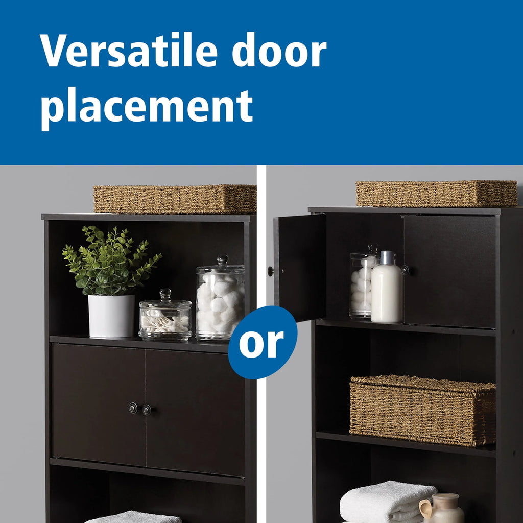 White 3-Shelf Bathroom Space Saver Y58563