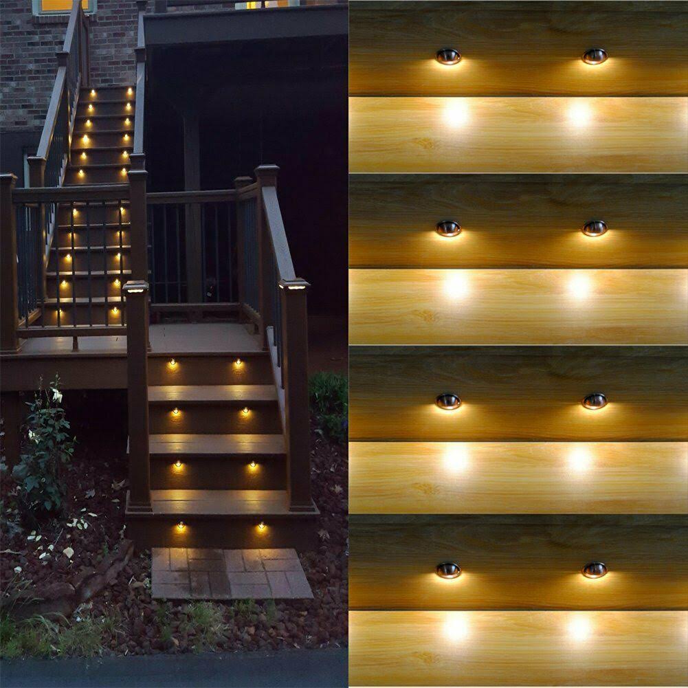 10 Pack Low Voltage LED Deck Lights Kit Y179