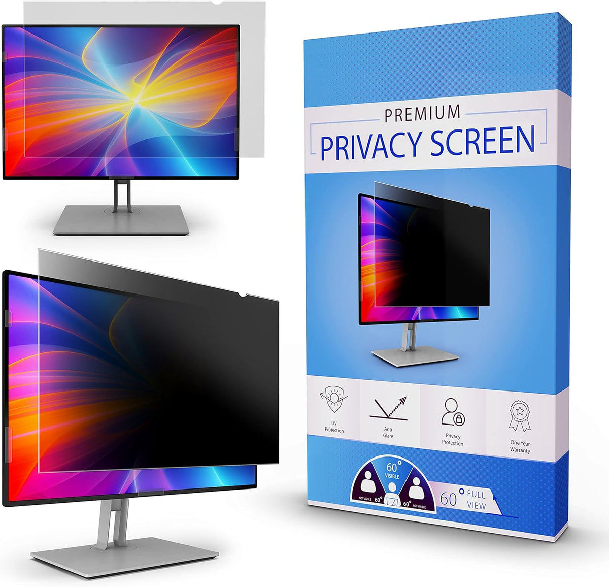 27 Inches Desktop Computer Widescreen Monitor Privacy Screen Filter V399