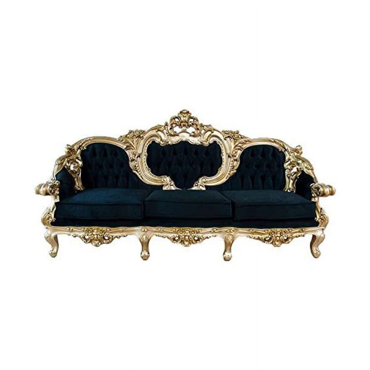 Golden Wooden Sofa Set E951925