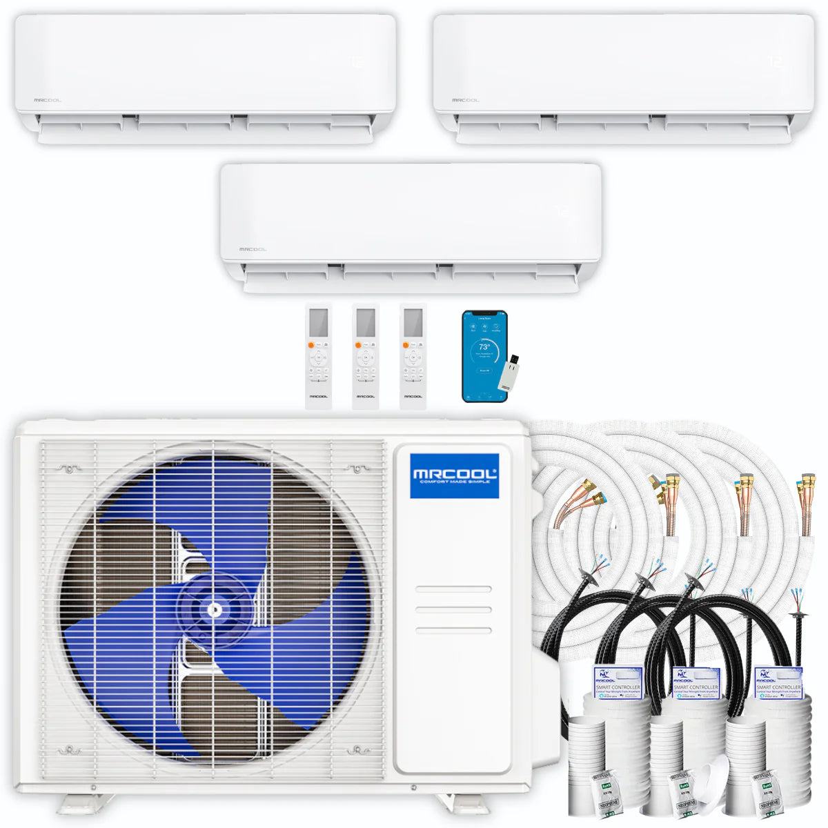 33,000 BTU 3 Zone Ductless Air Conditioner and Heat Pump N967428