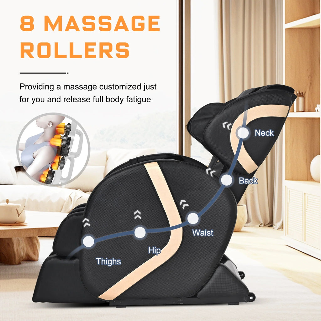 Small Zero Gravity Full Body Massage Chair with Heating and Airbags D71501