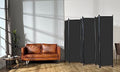 Black 3 Panel Folding Privacy Screen C443