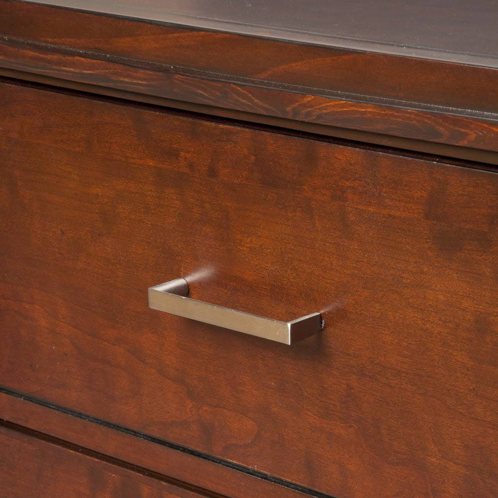 Cherry Solid Wood Nightstand 2 Drawer R361