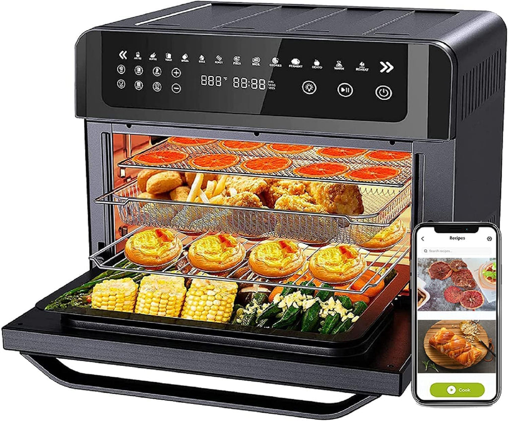 Air Fryer Toaster Oven Combo with Rotisserie and Dehydrator A21624