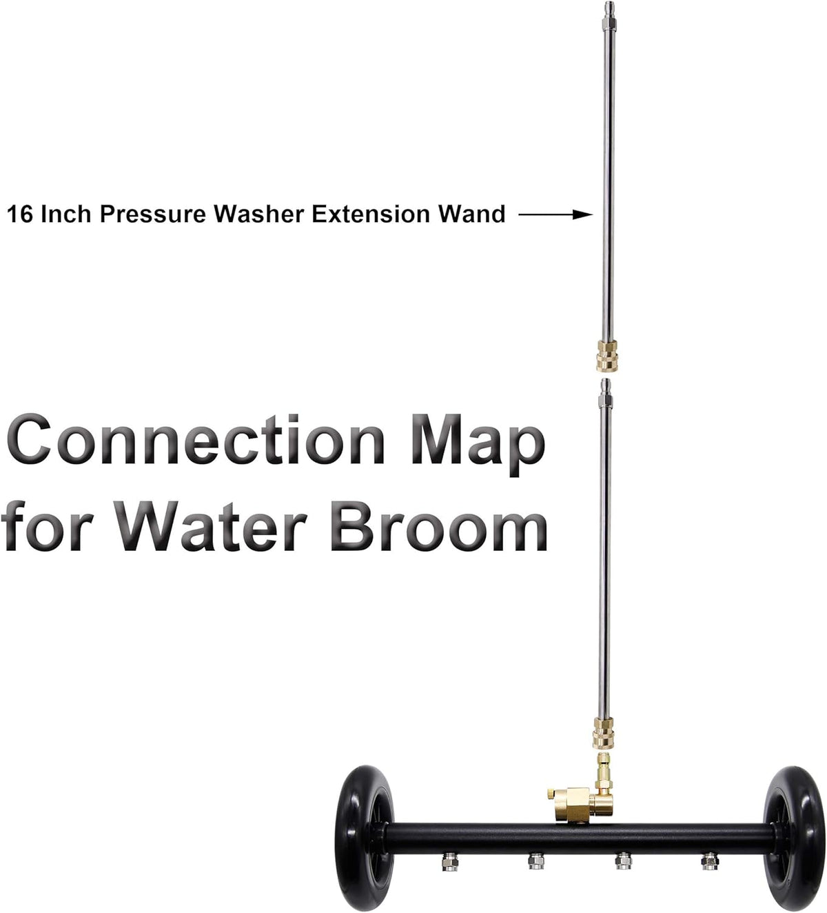 16 Inch Undercarriage Cleaner for Pressure Washer, 4000 PSI K535936