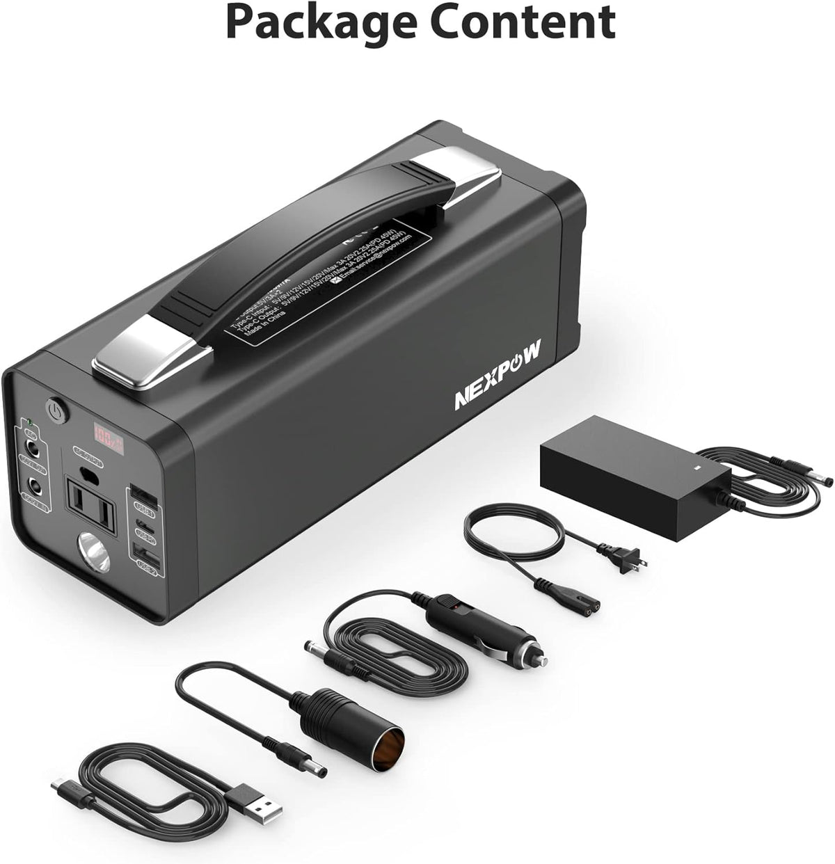 178Wh Portable Power Station with AC Outlet T71819