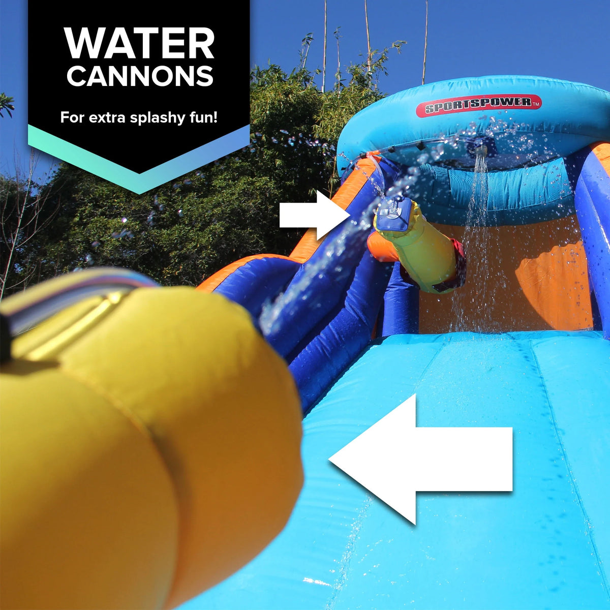 Inflatable Water Slide with Heavy Duty Blower J535