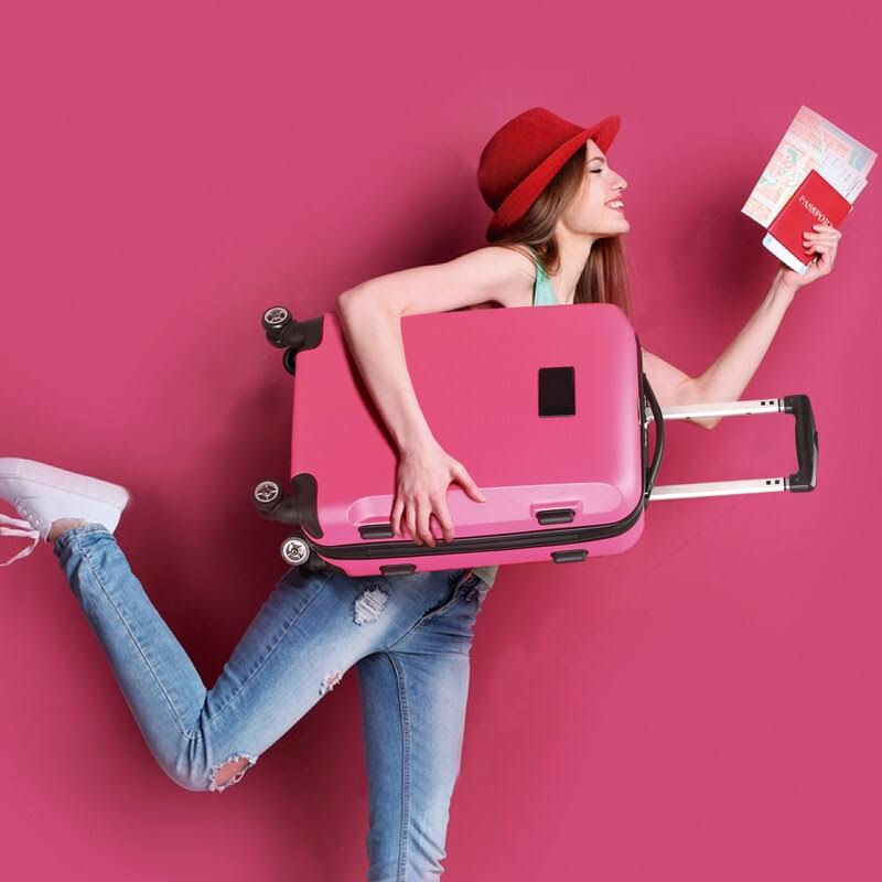 Pink Hardsided Spinner Suitcase G73529