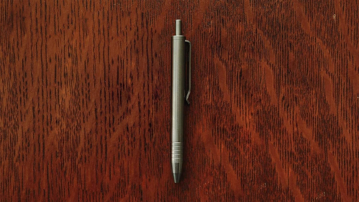 Titanium Black Mini Click Pen Pack of 2 C98563