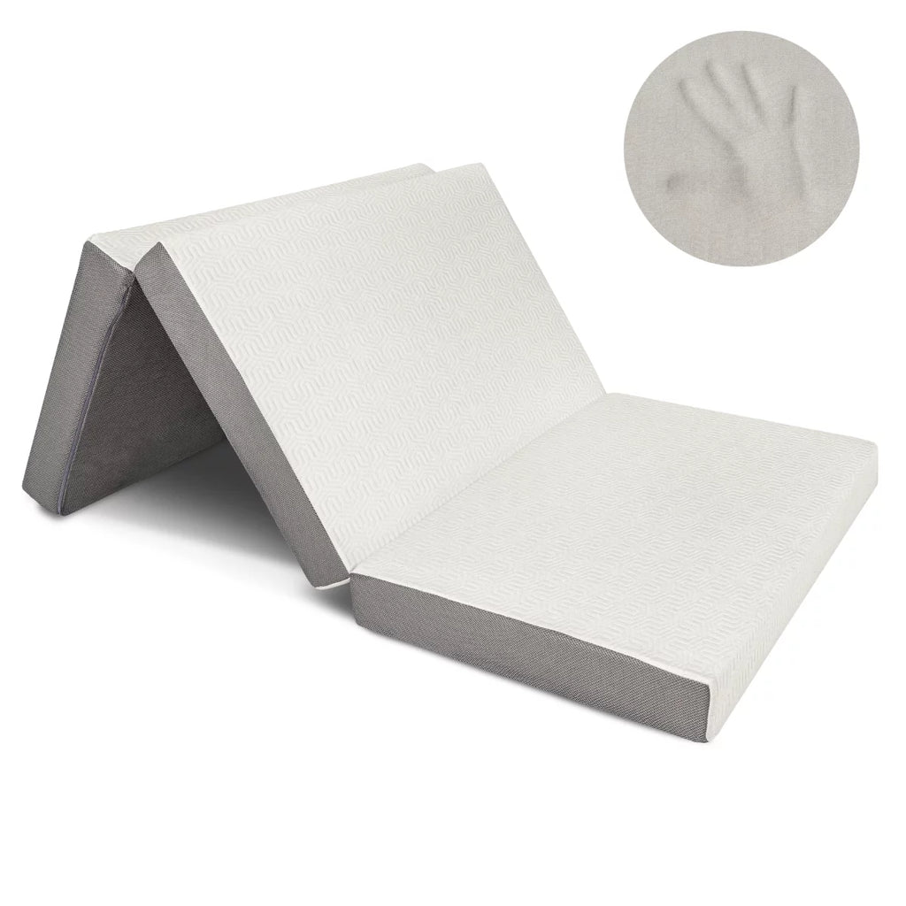 4 Inch Tri Folding Foam Mattress Twin D52238