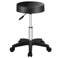 Adjustable Hydraulic Rolling Swivel Massage Bar Stool Black Y8136