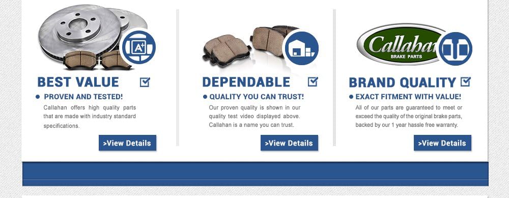 8 Lug Brake Rotors Ceramic Pads Hardware M832813