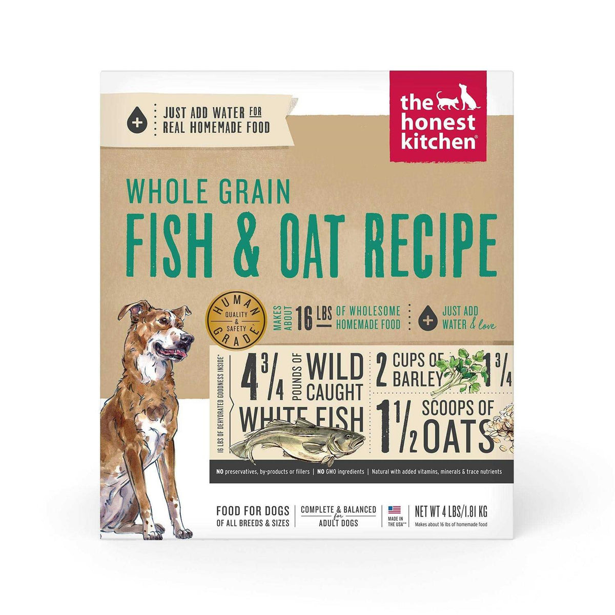 Dehydrated Fish & Oat Dog Food S866