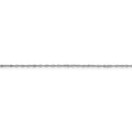 10K White Gold Ultra-thin Chain Necklace 18 Inches B72771