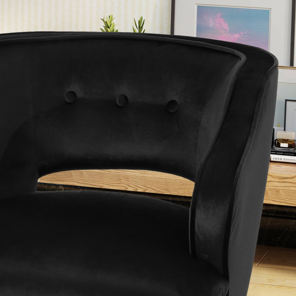 Emerald Velvet Accent Chair S1497