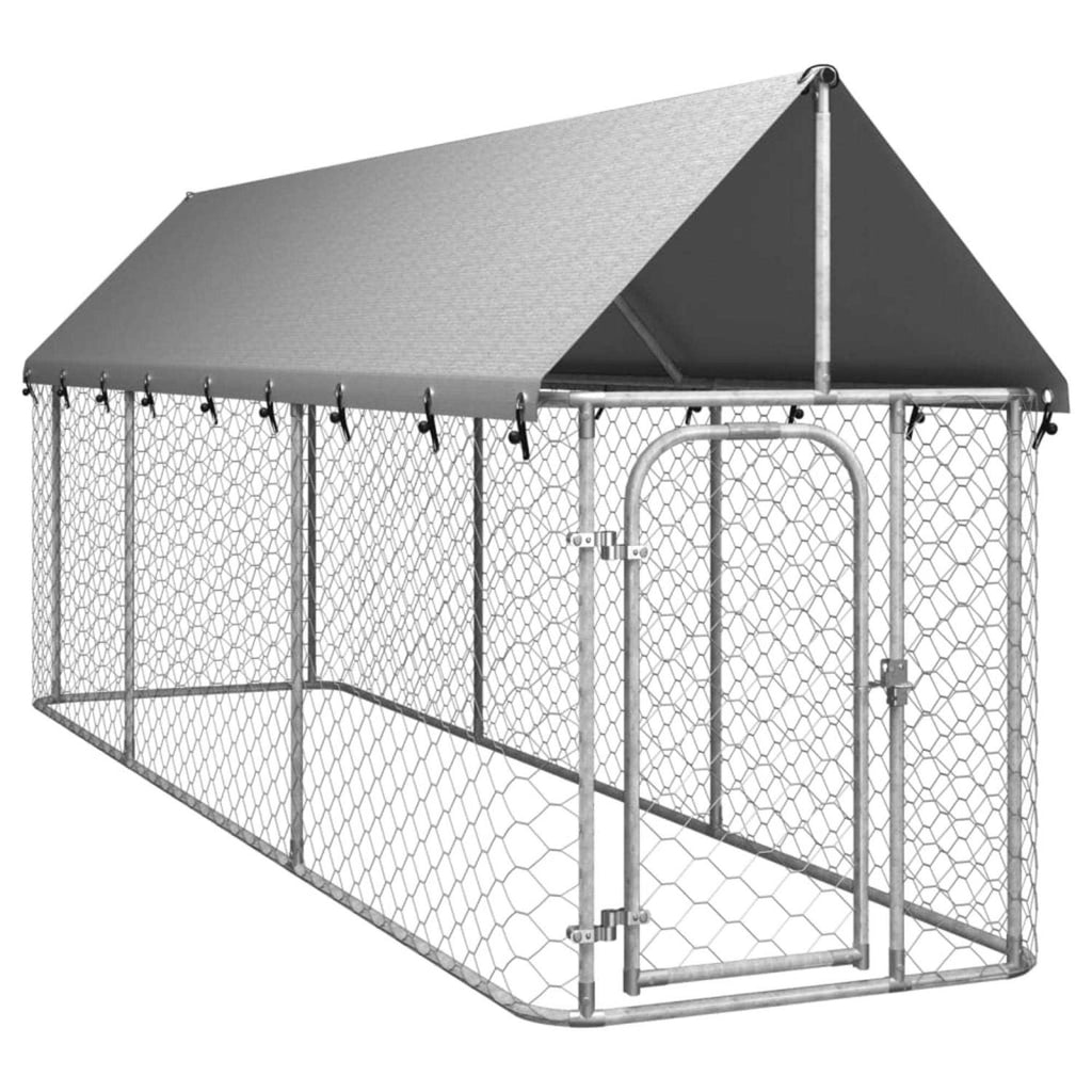 Outdoor Dog Kennel with Roof F8252