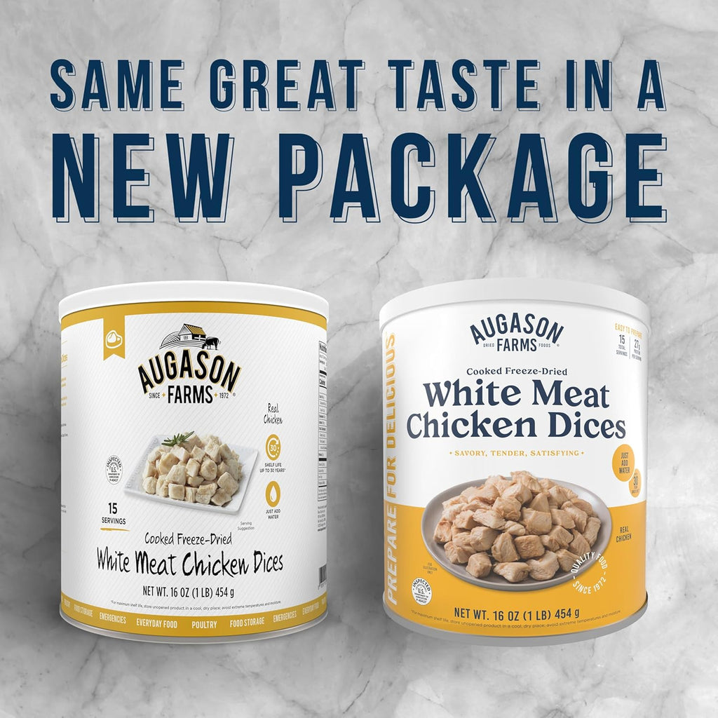 Freeze-Dried White Meat Chicken, 16 oz O732242