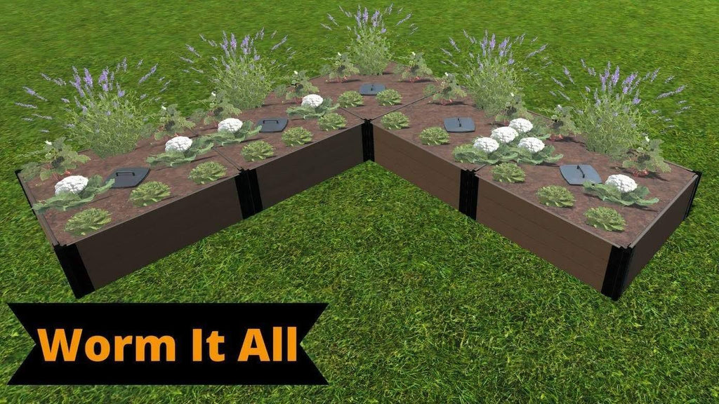 Raised Garden Bed L Shaped 12 x 12 x 16.5 L860