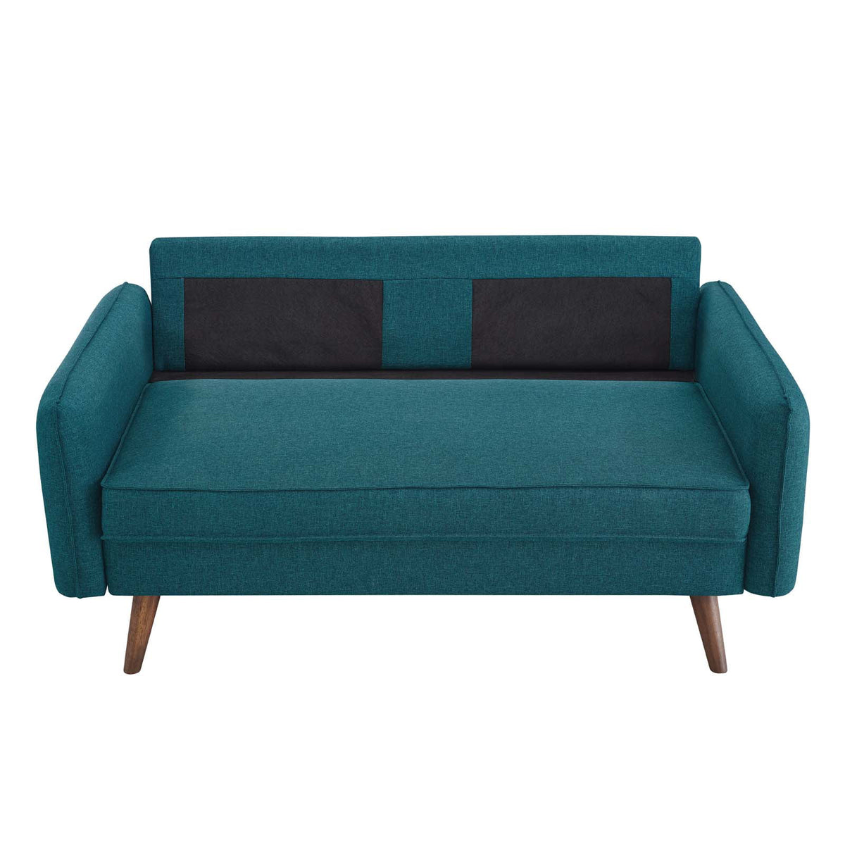 Teal Upholstered Fabric Loveseat B202791