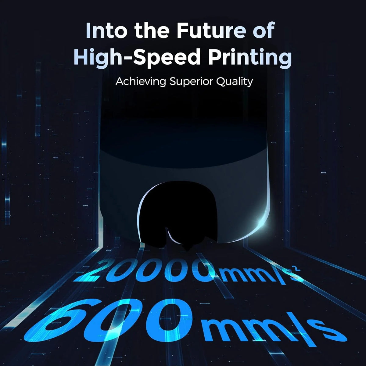 High Speed 3D Printer 8.7 x 8.7 x 8.7'' M833825