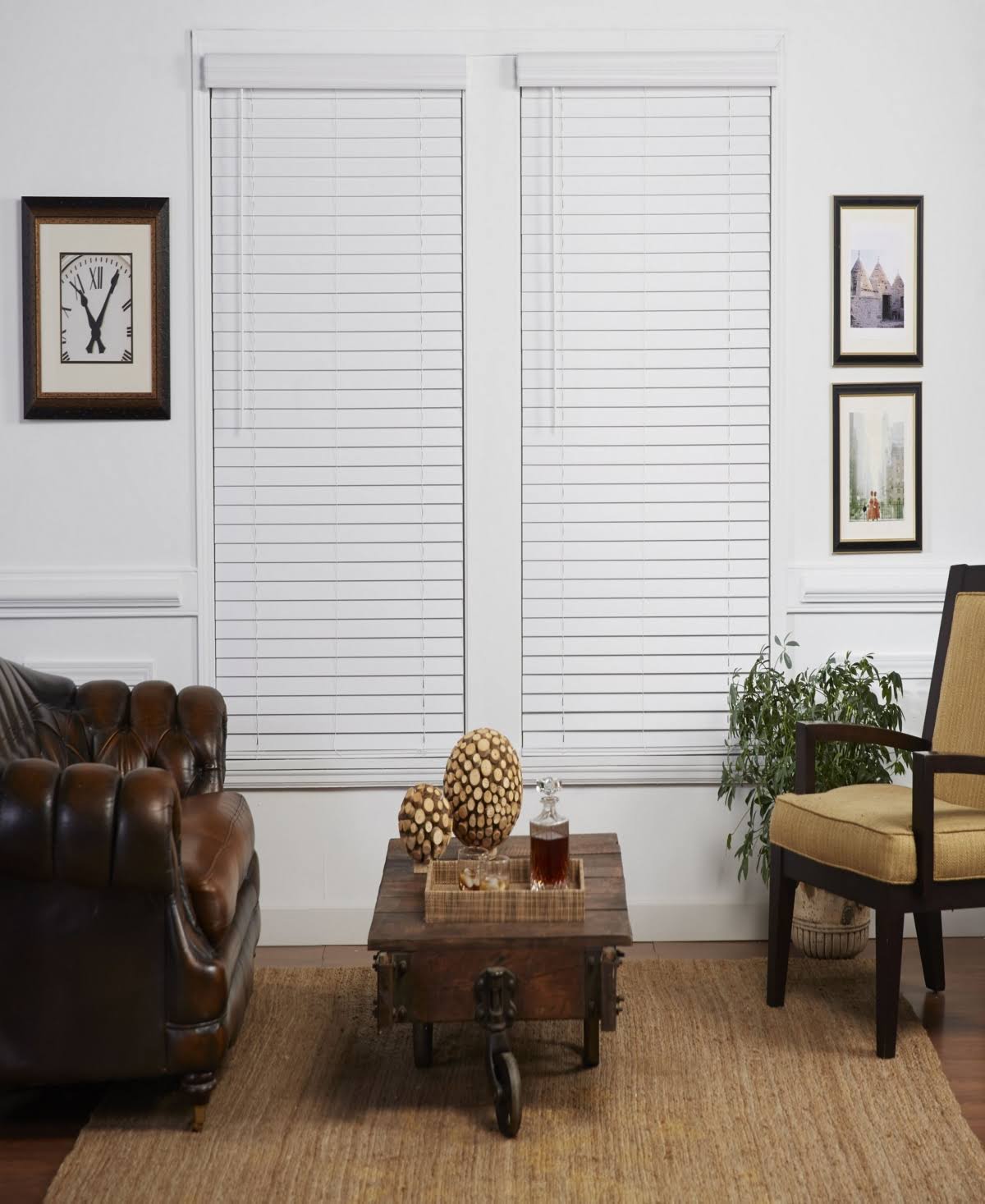 Cordless Faux Wood Venetian Blind E309512