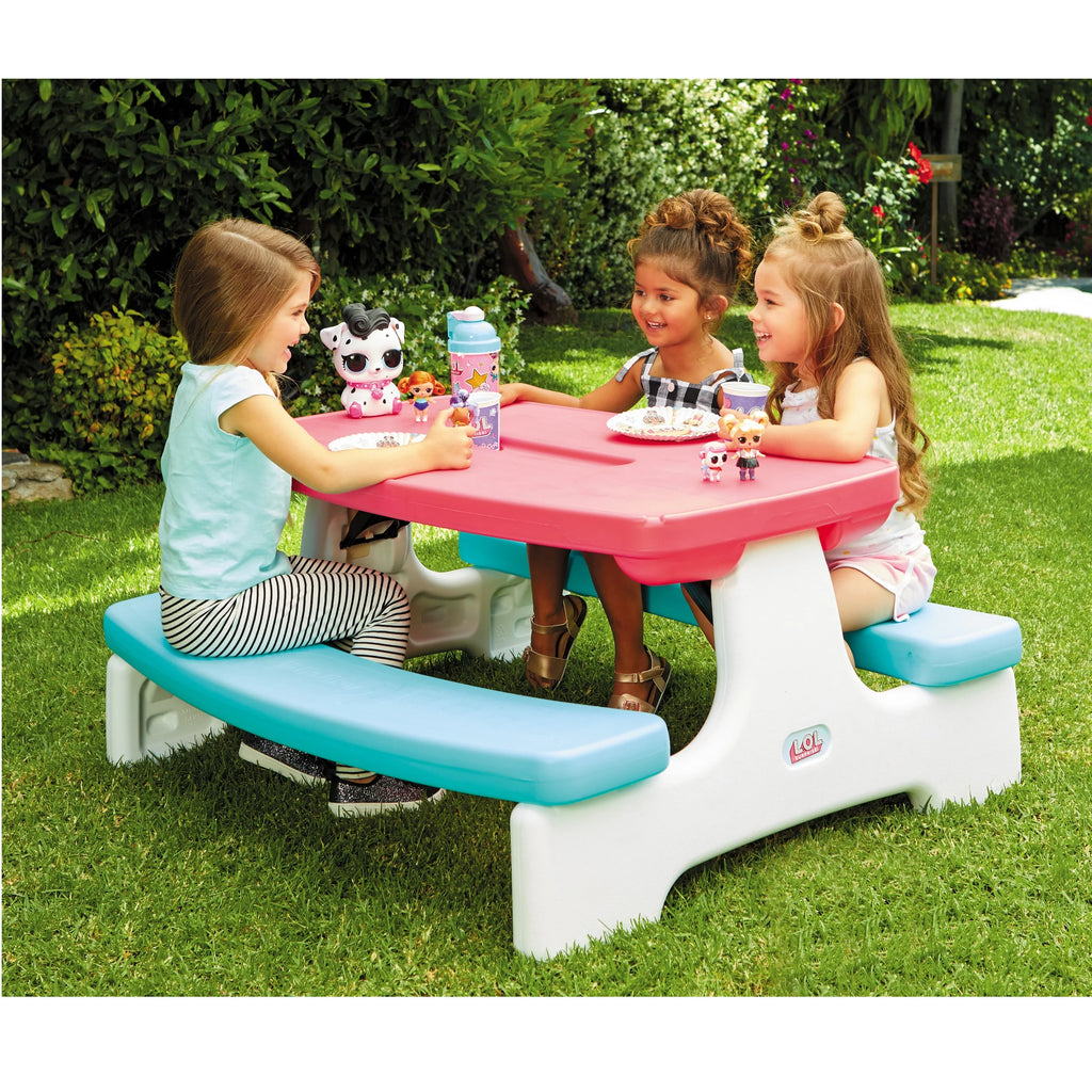 Kids Picnic Table with Umbrella K52358