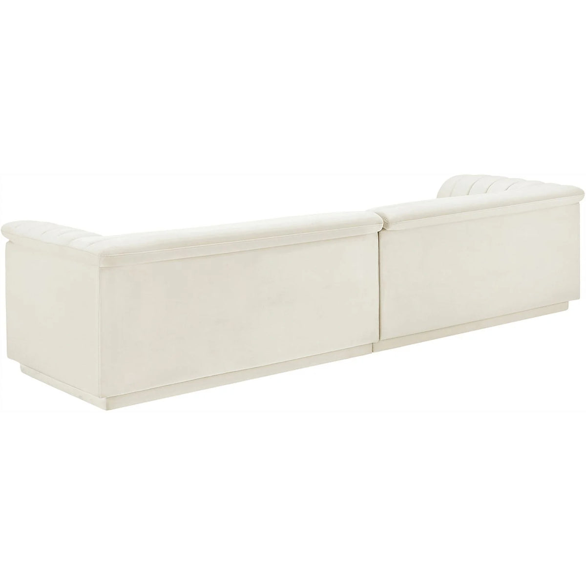 Cream Velvet Modular Sofa Z4478