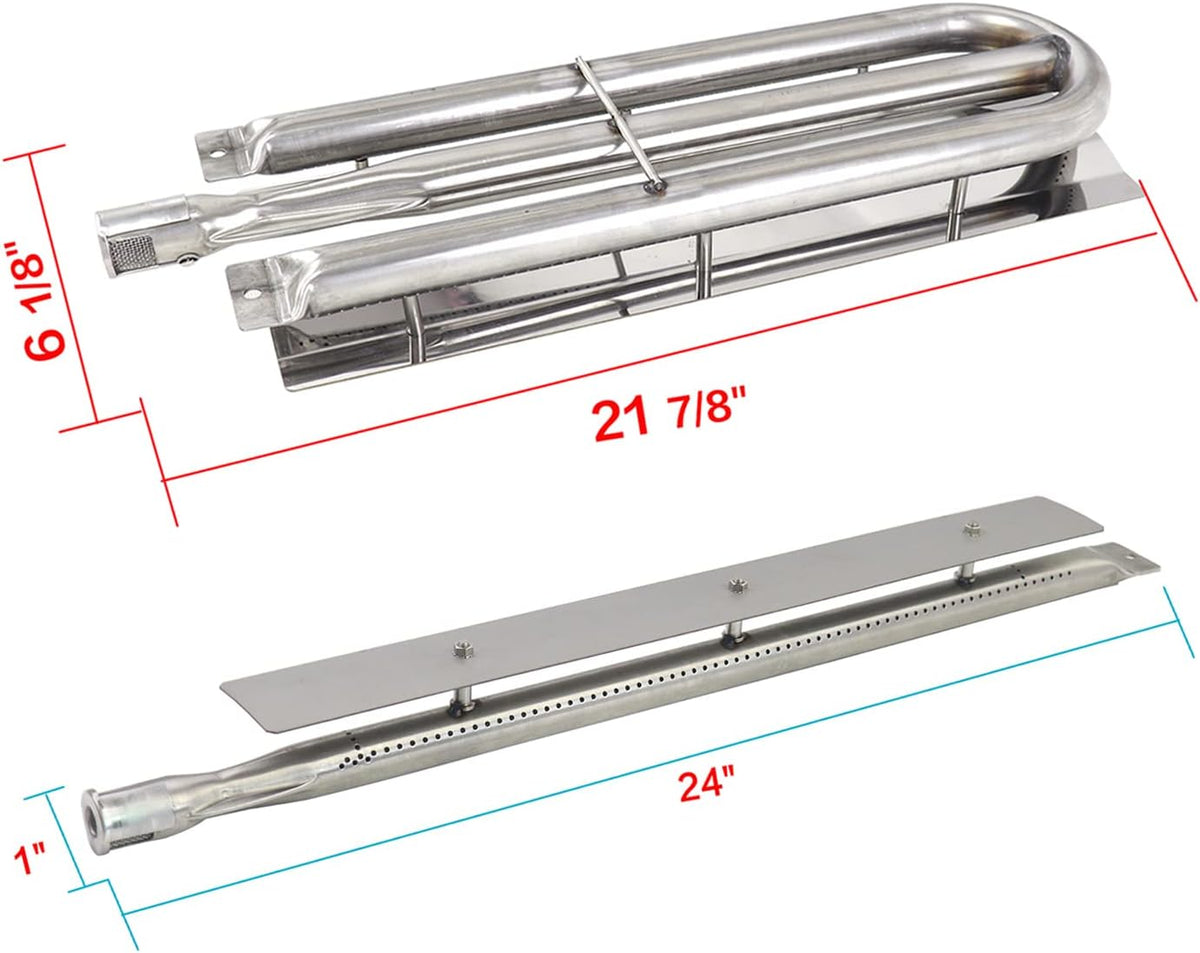 Stainless Steel Burner Tube Replacement for Gas Grill, Pack of 2 V89774