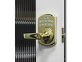 Bright Brass Electronic Lever Lock V69065