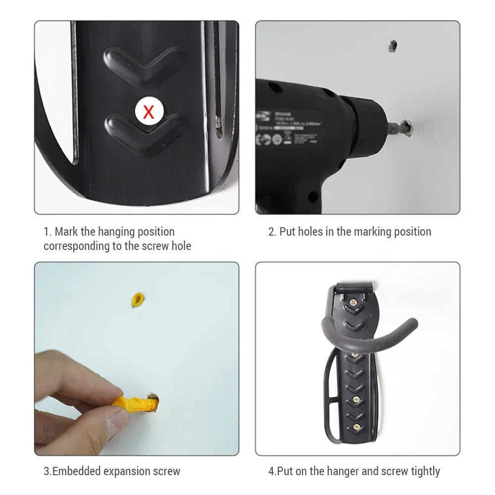 Steel Wall Mount Hangers for Electric Scooters G32077