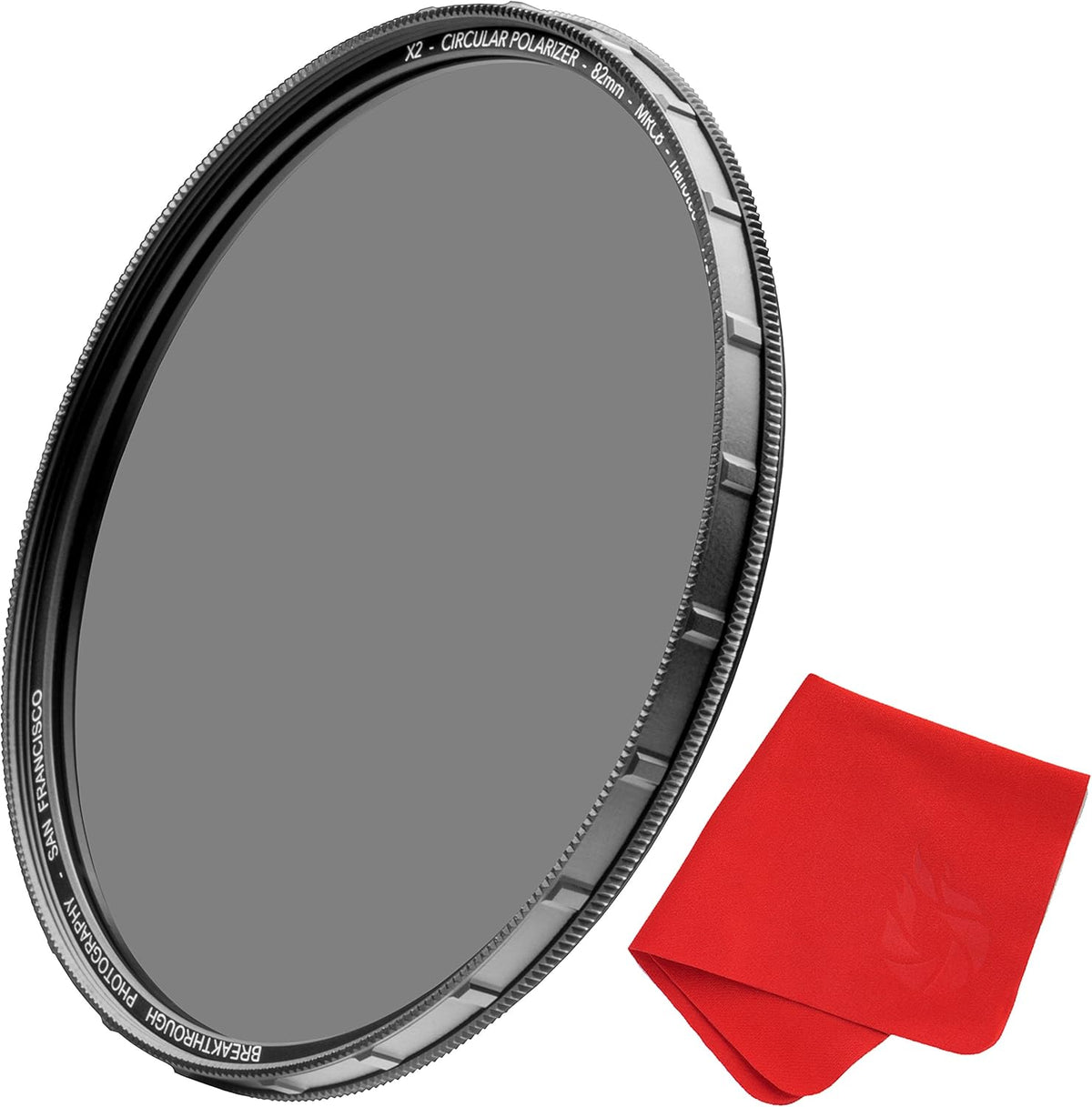 77mm CPL Circular Polarizing Filter for Camera Lenses with Lens Cloth, Pack of 2 T427