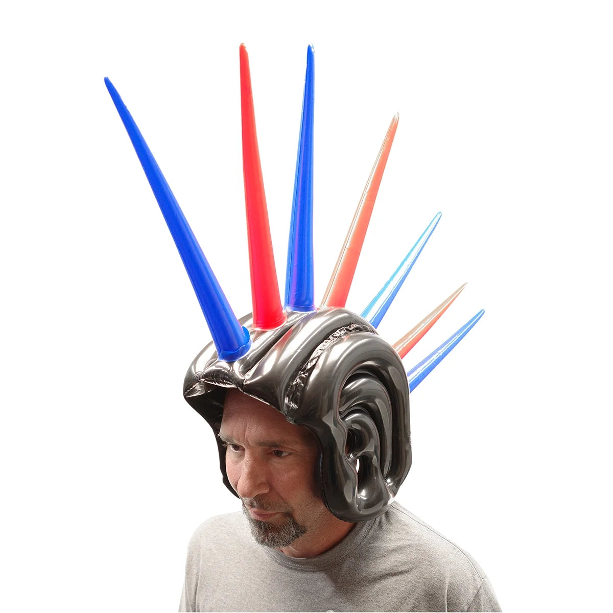 24" Inflatable Mohawk Helmet Pool Float Toy X7083