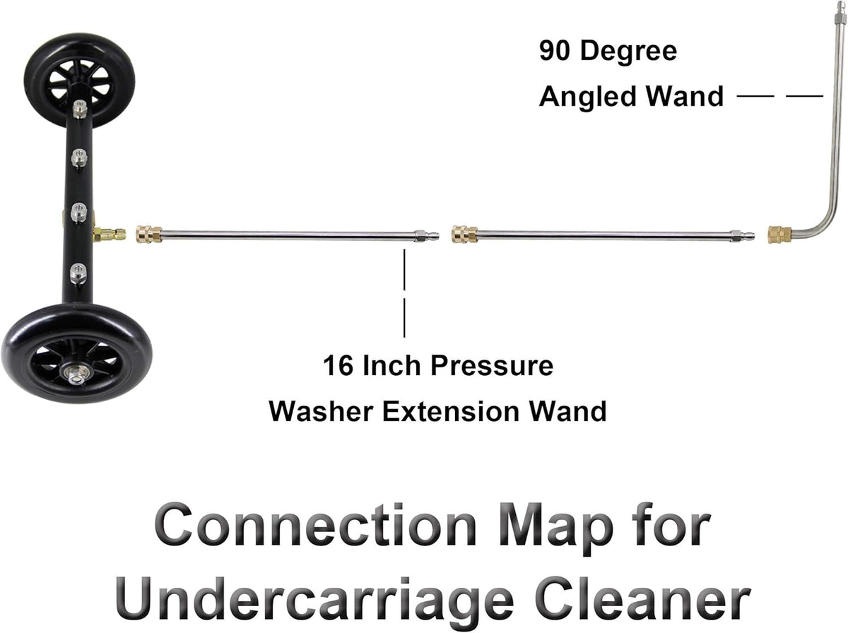 16 Inch Undercarriage Cleaner for Pressure Washer, 4000 PSI K535936