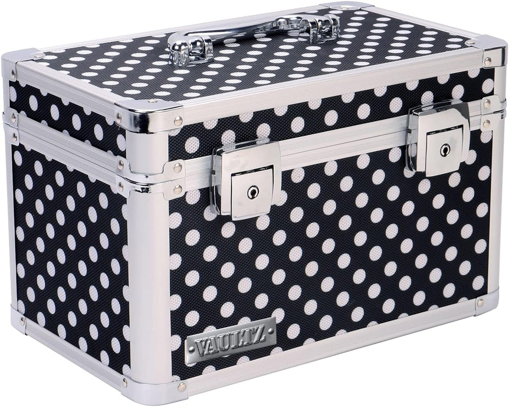 Black Medium Locking Storage Case with Dividers V224848