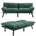 Navy Blue Velvet Convertible Sofa Sleeper W99689