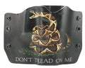 Black OWB Kydex Gun Holster for Taurus Judge Poly, Right Handed U65503