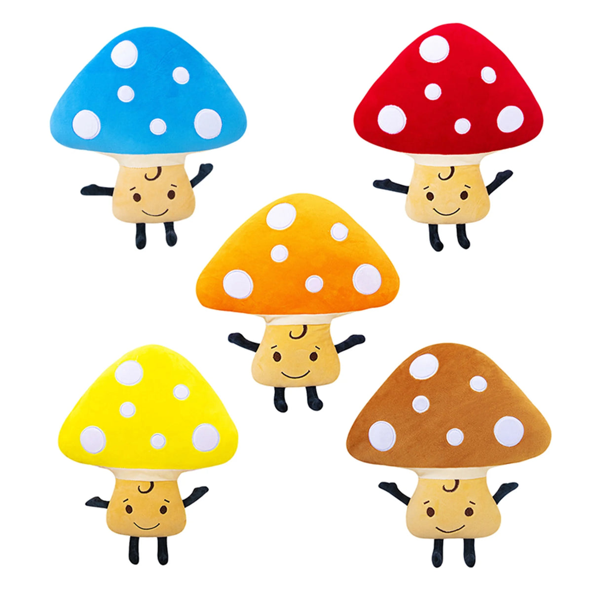 Plush Mushroom Throw Pillow Stuffed Dolls Toys G431603