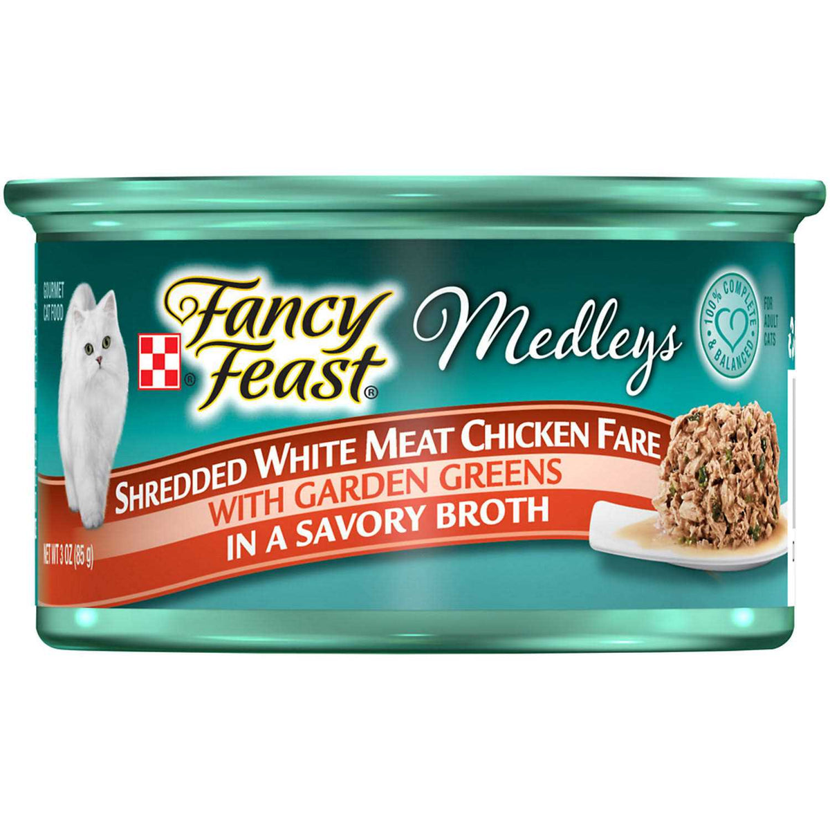 Shredded White Meat Chicken Wet Cat Food S3211