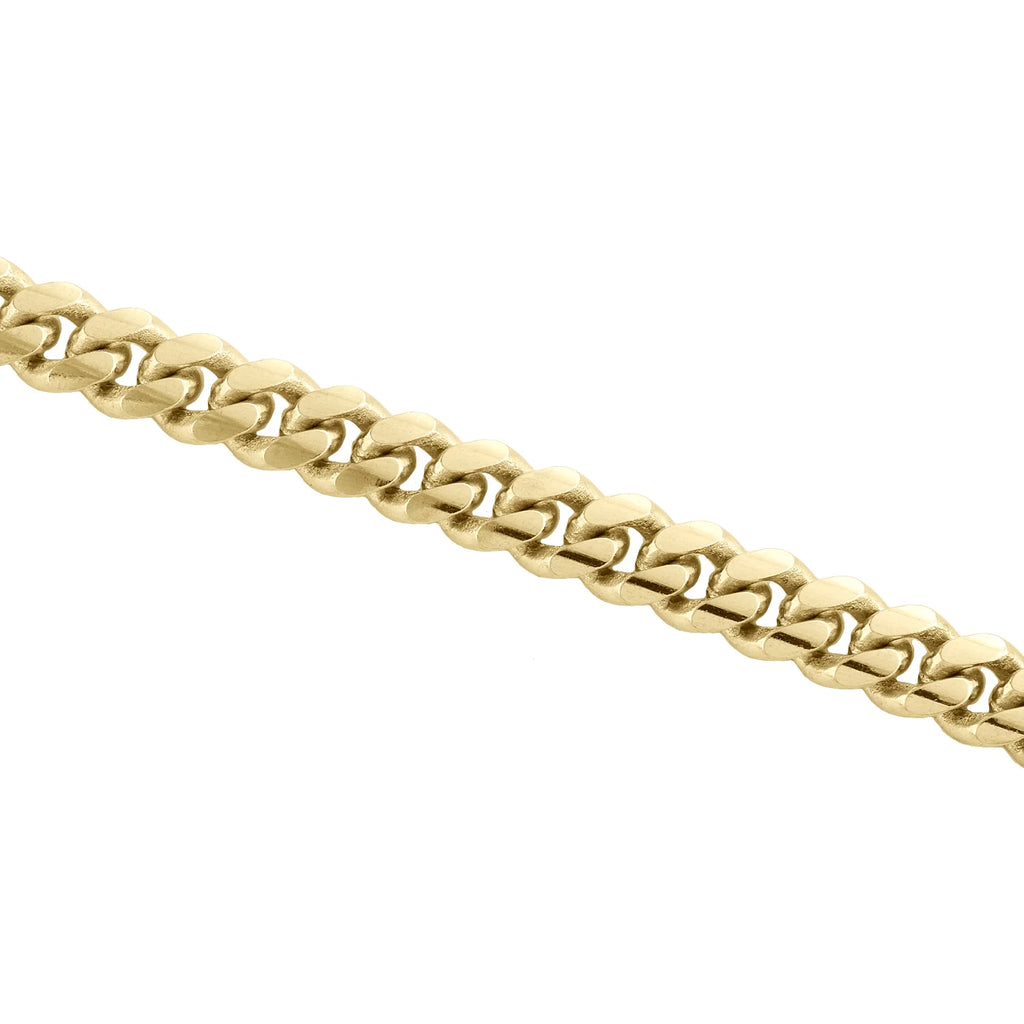 10K Yellow Gold Solid Miami Cuban Link Chain Necklace 30 Inch K6702