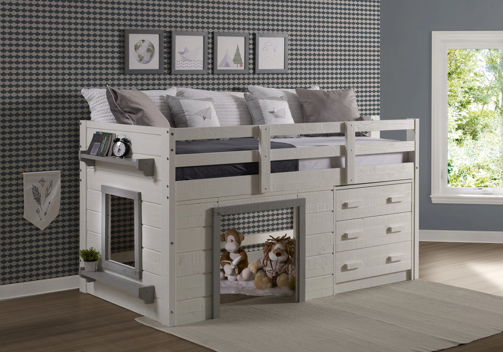 White & Grey Low Loft X293