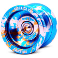 Blue Gold Silver Splashes Professional YoYo M86707