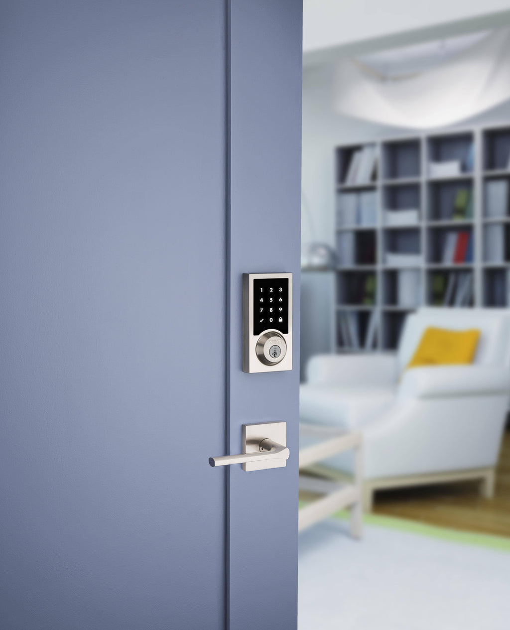 Satin Nickel Touchscreen Smart Lock M653
