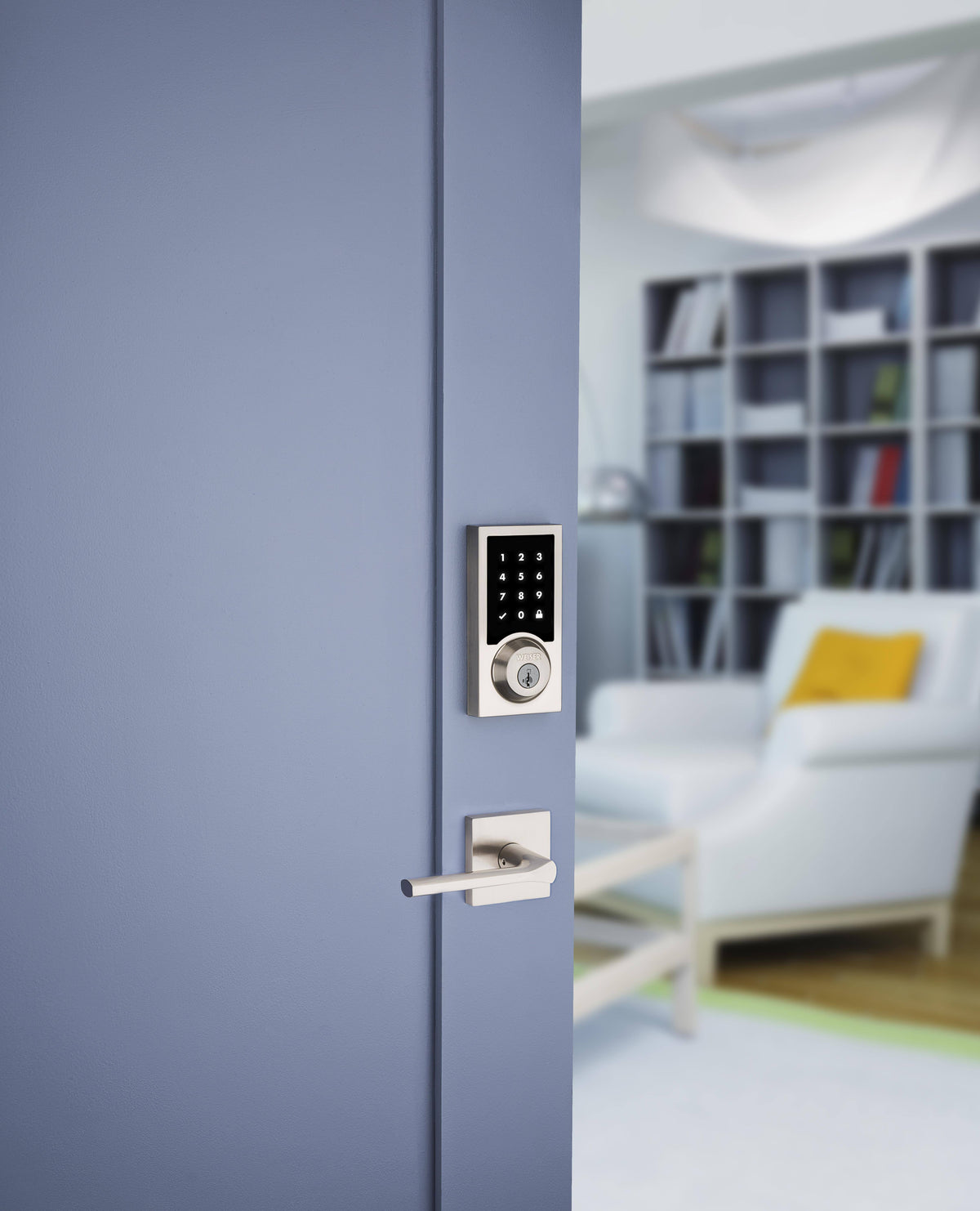 Satin Nickel Touchscreen Smart Lock M653