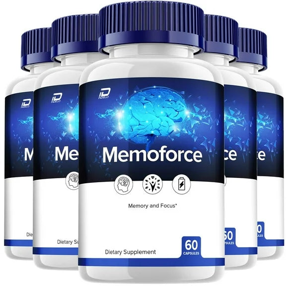 All-Natural Memory and Focus Support Capsules 5 Pack 300 Capsules E651