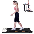 2 in 1 Portable Treadmill with Remote Control Lanyard, Black D242406