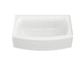 60-in W x 30-in L Arctic White Fiberglass Composite Rectangular Alcove Soaking Bath H5545