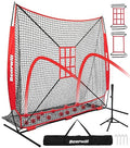 7x7ft Baseball Softball Pitching Net with Carry Bag G441