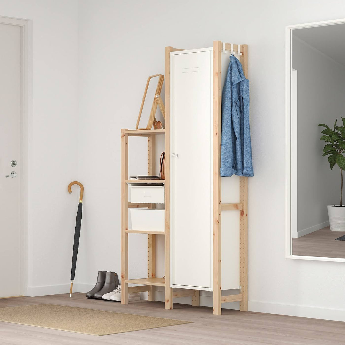 Ivar Cabinet with Door, White B1752